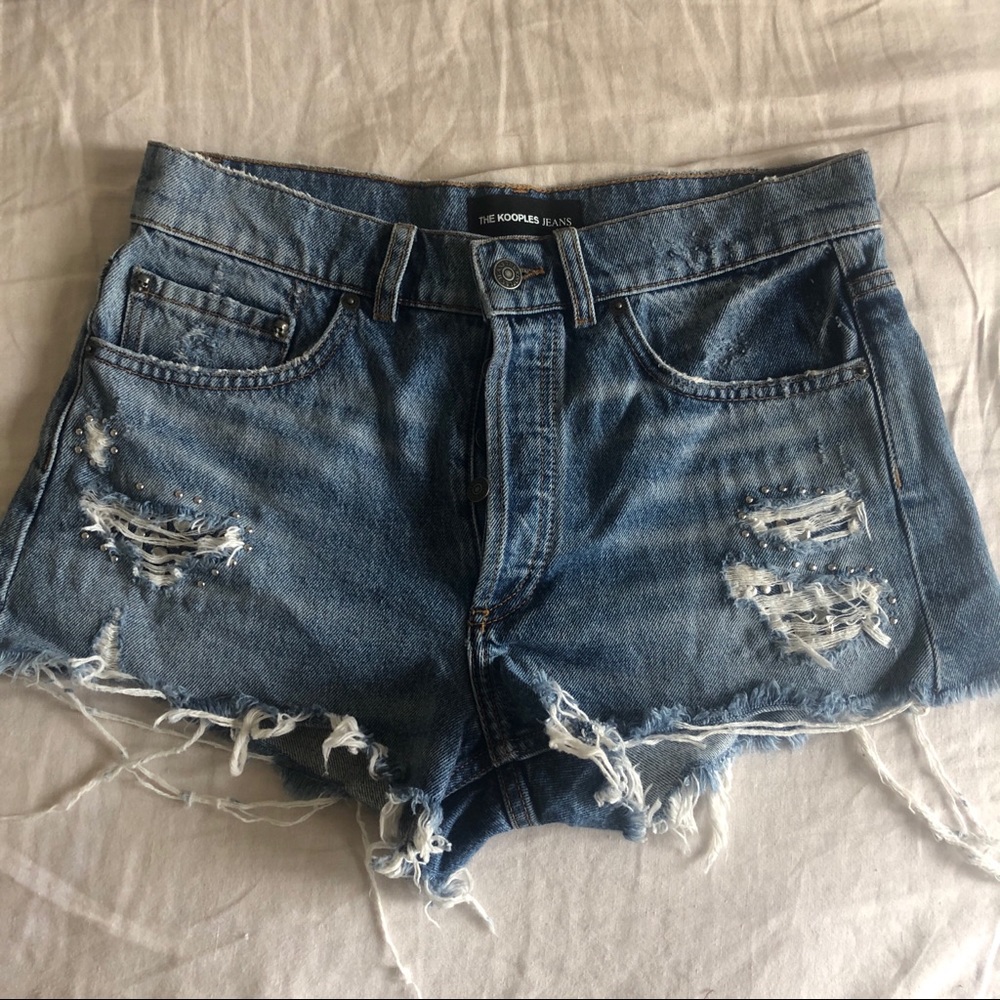 Kooples denim shorts